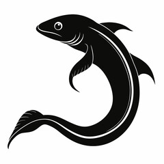 Eel Black silhouette