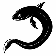 Eel Black silhouette