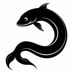 Eel Black silhouette