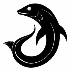 Eel Black silhouette