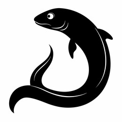 Eel Black silhouette