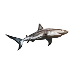 Fototapeta premium shark swimming isolated on transparent background