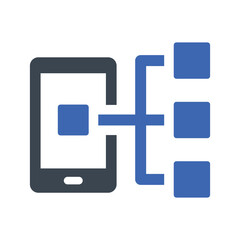 Fototapeta premium Social Media Icon