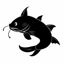 Catfish Black silhouette