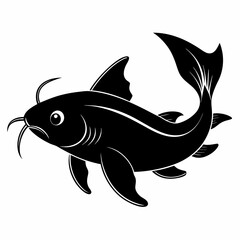 Catfish Black silhouette