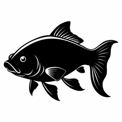 Carp Black silhouette