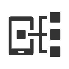 Fototapeta premium Social Media Icon