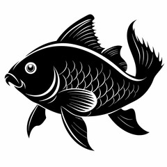 Carp Black silhouette