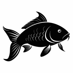 Carp Black silhouette