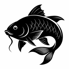 Carp Black silhouette