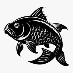 Carp Black silhouette