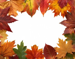 Fototapeta premium Autumn Leaves Frame
