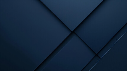 Fototapeta premium Abstract texture of dark blue paper with geometric overlapping pattern to create an elegant and minimalistic background