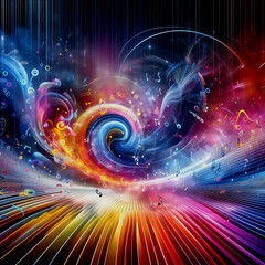 Obraz premium Psychedelic Flora Patterns