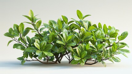 Tree with multiple branches and leaves