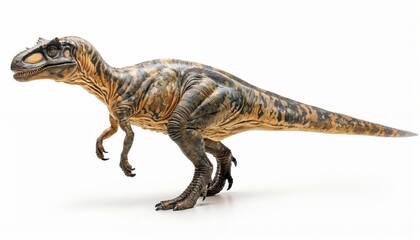 Fototapeta premium Maiasaura dinosaur isolated on all-white background