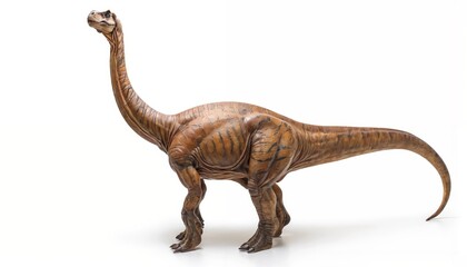 Obraz premium Apatosaurus dinosaur isolated on all-white background