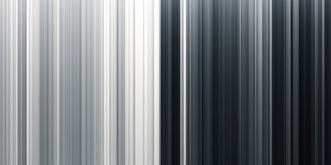 Obraz premium Minimalist Abstract Artwork with Vertical Stripes in Monochrome Gradient