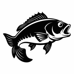 Bass Black silhouette