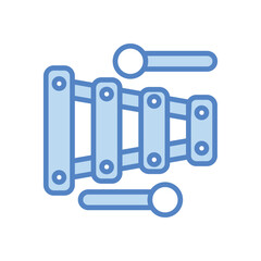 Xylophone vector icon