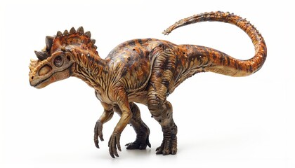 Fototapeta premium Parasaurolophus dinosaur isolated on all-white background