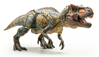 Fototapeta premium Carnotaurus dinosaur isolated on all-white background