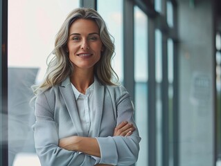 Generate a marketing banner for a financial consulting firm front view to attract clients advanced tone Complementary Color Scheme