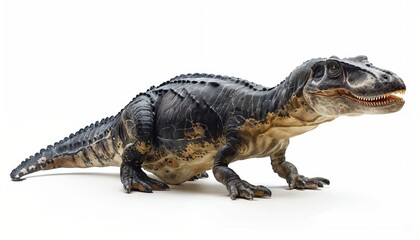 Obraz premium Mosasaurus dinosaur isolated on all-white background