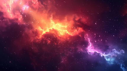 Colorful space galaxy cloud nebula. Stary night cosmos. Universe science astronomy. Supernova background wallpaper