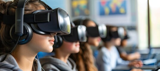Students Engaged in Virtual Reality Cybersecurity Workshop for Online Safety Education