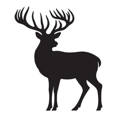 deer silhouette vector