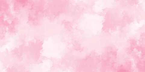 Fototapeta premium Abstract colorful background with bokeh .Delicate sepia background with paint stains watercolor texture .subtle watercolor pink gradient illustration. 