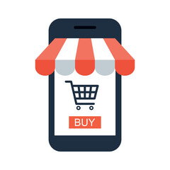 Phone app for shopping and payment. Online shopping