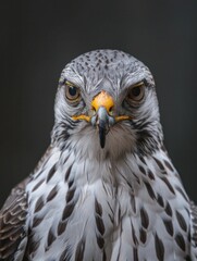 Obraz premium Close-up Portrait of a Majestic Northern Goshawk
