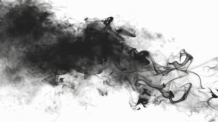 black and white smoke