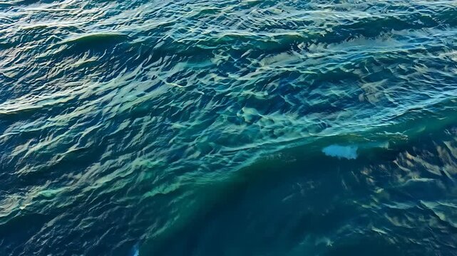 Ocean Currents Texture Dynamic Water Surface from Above