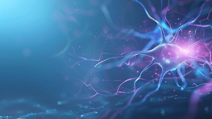 Obraz premium Abstract digital brain on circuit board. AI, technology, future concept.