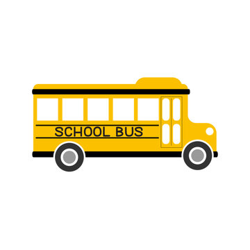 recommend clip art: Cartoon school yellow bus clip art for design.