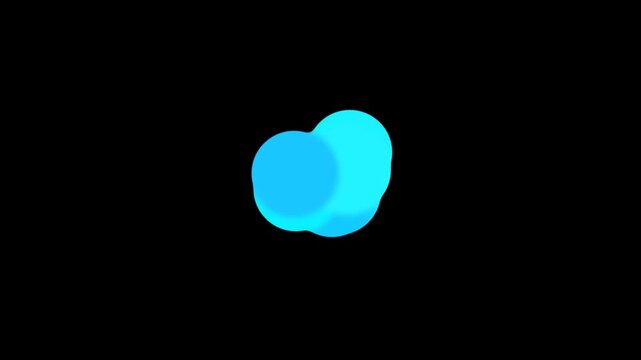 Liquid  3D animation of abstract smooth liquid shape. Transparent background. Abstract morphing creamy white form rendered in UHD with alpha channel, ribbon, july, firework