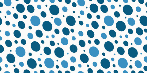 Abstract shapes, spots, circles. Seamless geometric pattern. Simple vector texture. Repeating background for wallpaper, packaging, textile.