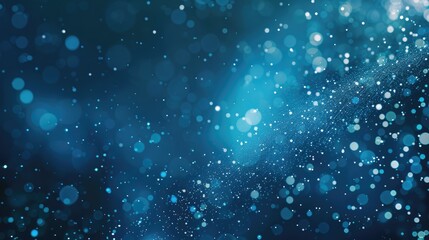 Obraz premium Presentation backdrop featuring blue background with dots and fibers