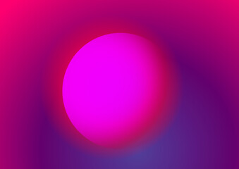 Obraz premium Modern energetic abstract background with bright colors with a sphere in the middle of interlacing colors