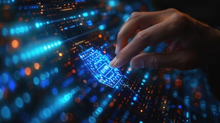 Digital Interaction with a Holographic Interface