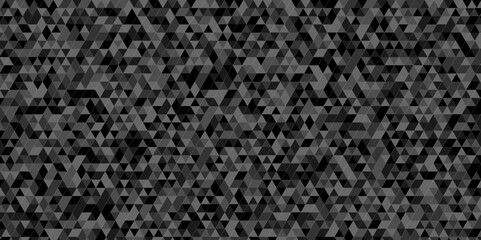 	
Vector geometric seamless technology gray and black triangle background. Abstract digital grid light pattern black Polygon Mosaic triangle Background, business and corporate background.