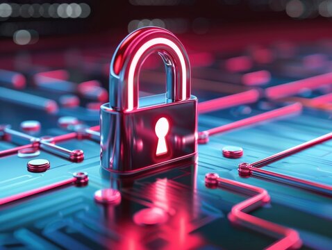 Https Lock. Secure Connection with SSL Encryption. Browser Address Bar with Padlock Icon