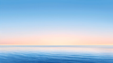 Fototapeta premium Tranquil Ocean Sky: An Ombre Gradient Transitioning from Deep Ocean Blue to Delicate Sky Blue