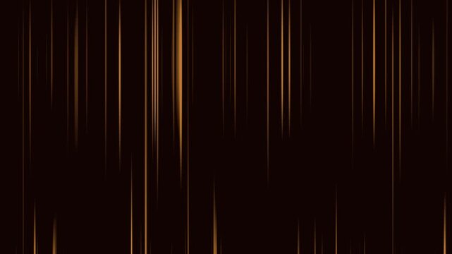 Animation of moving vertical lines on a dark background. Design. Moving vertical lines of a barcode in space. Computer space with moving vertical lines.