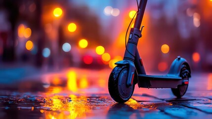 Electric scooters boosting urban mobility, green transport