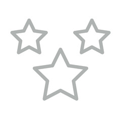 star Vector Line Grey Icon Design