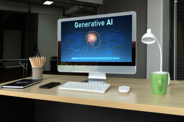 Generative AI virtual assistant tools for prompt engineer and user for ease of engage artificial intelligence AI technology help people to work with generative AI functions by prompting the AI snugly